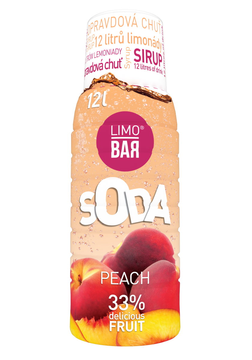 LIMO BAR - Syrup Peach 0,5l
