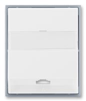 ABB ELEMENT 5013E-A00213 04 KRYT ZÁSUVKY TELEFONNÍ JEDNONÁSOBNÉ (PRO PŘÍSTROJ 5013U) BÍLÁ/LEDOVÁ ŠEDÁ