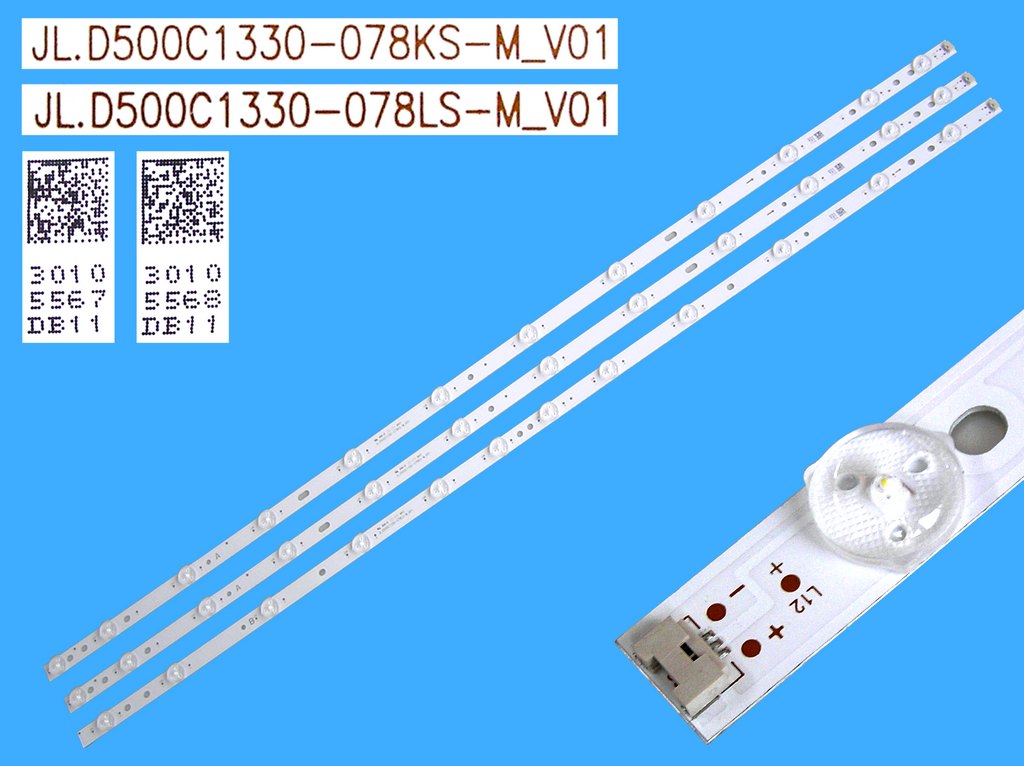 LED podsvit sada vestel celkem 3 pásky 907mm / D-L