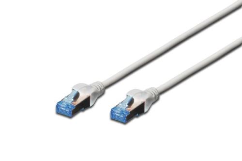 Digitus CAT 5e SF-UTP patch cable, PVC AWG 26/7, length 0.5 m, color grey