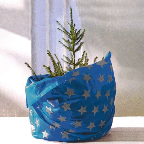Podložka pod vánoční strom, modrá KT 250/BL