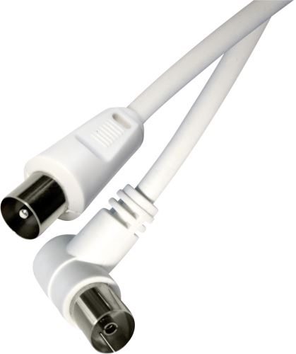 Anténní koaxiální kabel stíněný 15m - úhlová vidlice SB3115