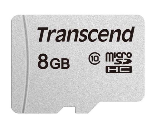 Transcend 8GB microSDHC 300S (Class 10) paměťová karta (bez adaptéru)