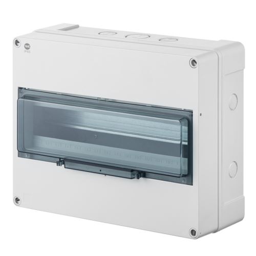 FAM ROZVODNICE FLATBOX IP65 16MOD. NA OMÍTKU PRŮHL. DVEŘE 270X340X138MM 5916