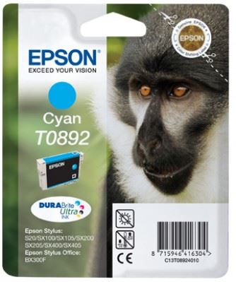 EPSON cartridge T0892 cyan (opice)