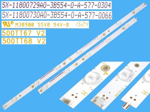 LED podsvit sada Grundig celkem 10 pásků / D-LED Backlight 2015ARC430_3228_L05 / LM41-0017