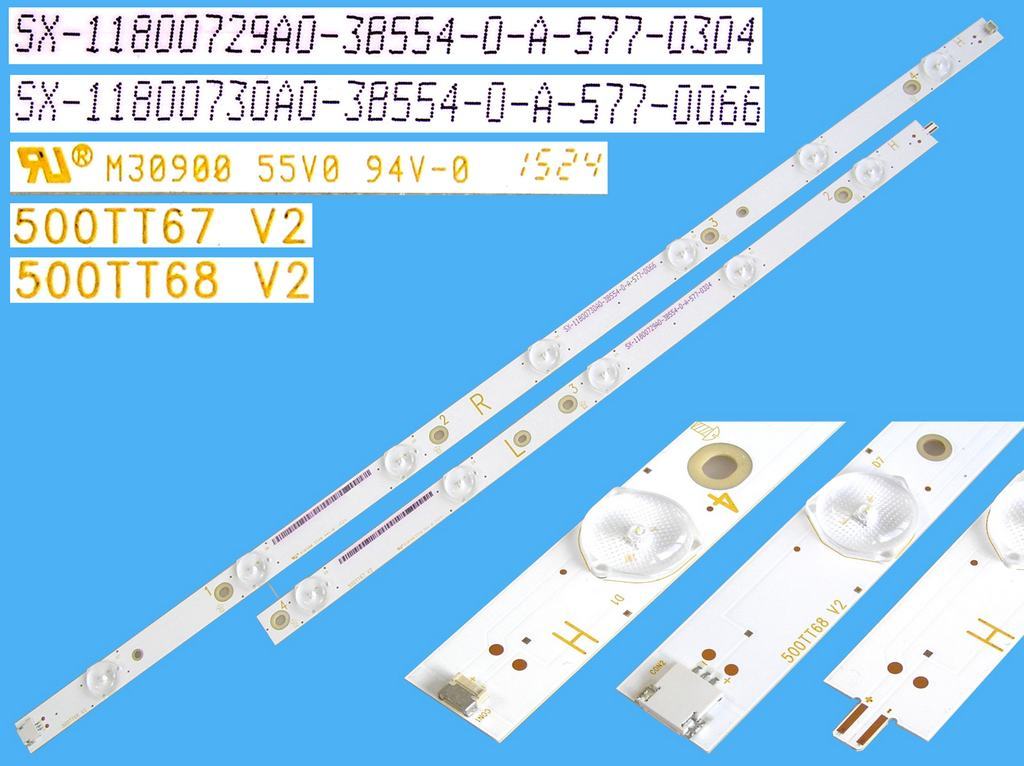 LED podsvit sada Grundig celkem 10 pásků / D-LED B