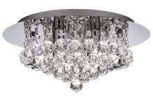 SEARCH SVÍTIDLO 4404-4CC-LED, 4LT CHROME FLUSH CL XTAL BALL G9 IP44