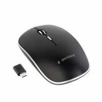 Gembird Myš MUSW-4BSC-01, černá, bezdrátová, USB Type-C receiver MUSW-4BSC-01