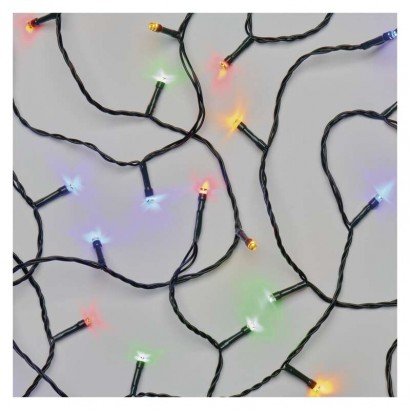 LED vánoční řetěz, 24 m, venkovní i vnitřní, multicolor, časovač, 1550044004