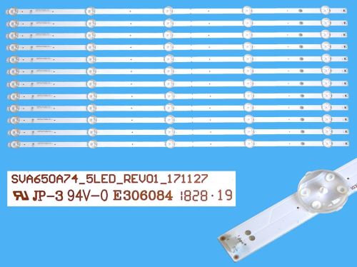 LED podsvit sada Sony náhrada SVA650A74_REV01 celkem 12 pásků / DLED TOTAL ARRAY SVA650A74