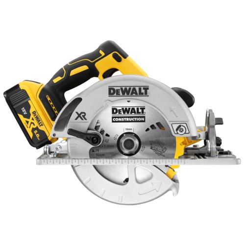 SBD DEW PILA KOTOUČ. DCS572P2 18V XR KOTOUČ 184X14MM PROŘEZ 65MM 2 X AKU 5,0 AH