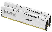 KINGSTON 64GB 6400MT/s DDR5 CL32 DIMM (Kit of 2) FURY Beast White RGB EXPO KF564C32BWEAK2-64