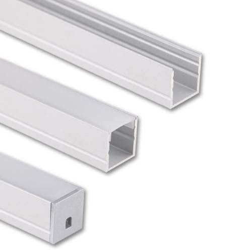 MCLED PROFIL AL PŘIS. PY 15X15MM MLÉČNÝ DIFUZOR 1M ML-761.020.74.1