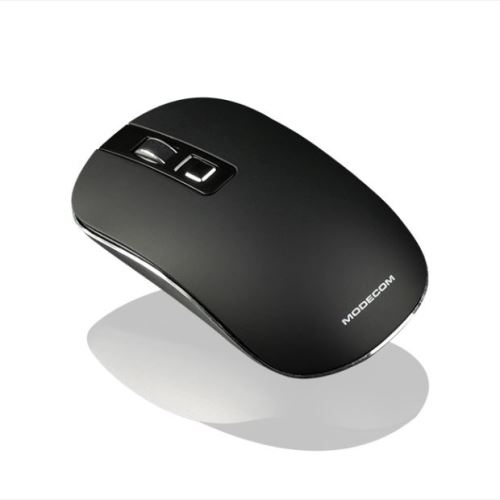 Modecom MC-WM101 bezdrátová optická myš, 3 tlačítka, 1600 DPI, USB nano 2,4 GHz, nízký pro