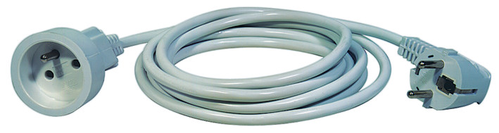 Prodlužovací kabel 10 m / 1 zásuvka / bílý / PVC / 1 mm2, 1901011000