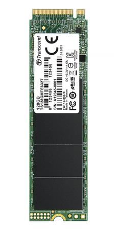 TRANSCEND MTE632T 128GB Industrial 3K P/E SSD disk M.2, 2280 PCIe Gen3 x4 NVMe 1.3 (3D TLC