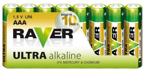 Alkalická baterie RAVER AAA (LR03), B79118