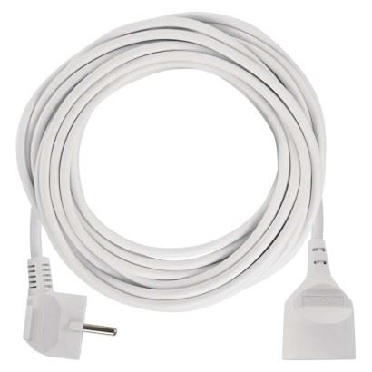 Prodlužovací kabel 10 m / 1 zásuvka / bílý / PVC / 1,5 mm2, P0110R