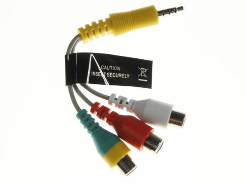 Kompozitní AV kabel 3.5 jack 4 pinový - 3x CINCH pro LED TV SAMSUNG BN39-02189A