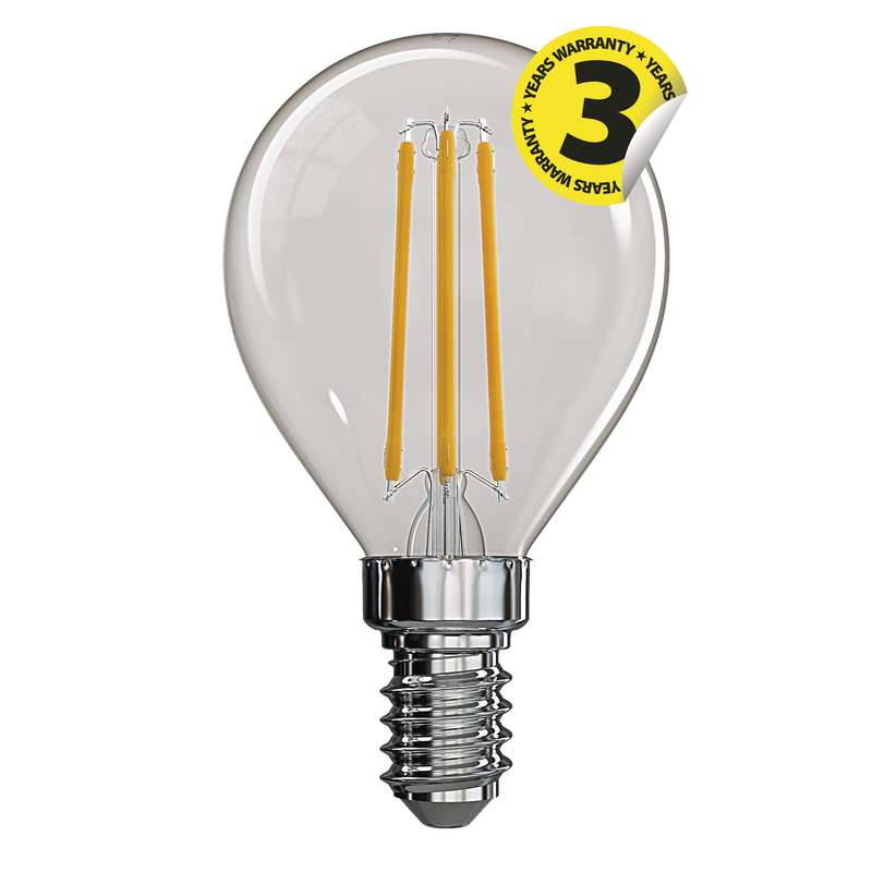 LED žárovka Filament Mini Globe / E14 / 4 W (40 W) / 465 lm / neutrální bílá, 1525281211