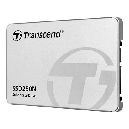 TRANSCEND SSD250N 1TB NAS SSD disk 2.5'' SATA III 6Gb/s, 3D TLC, Aluminium casing, 560MB/s