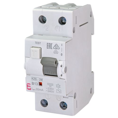 ETI CHRÁNIČ 10 KZS-2M 1P+N AC B13/0,03 10KA 002173103