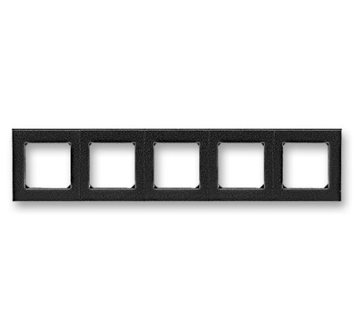 ABB LEVIT M 3901H-A05050 63 RÁMEČEK PĚTINÁSOBNÝ PRO VODOROVNOU I SVISLOU MONTÁŽ ONYX/KOUŘO