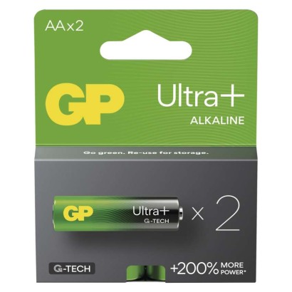 Alkalická baterie GP Ultra Plus AA (LR6), 1013222000