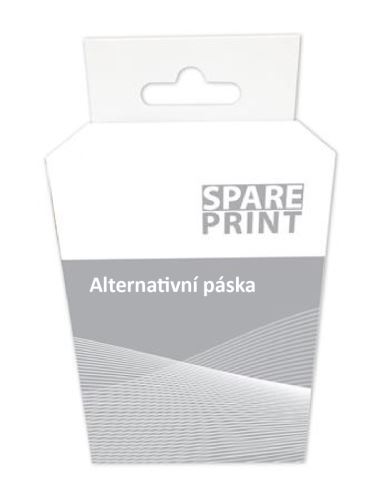 SPARE PRINT Kompatibilní páska pro DYMO - 45013 plastik - tisk černá/ podklad bílá-12mm*7m
