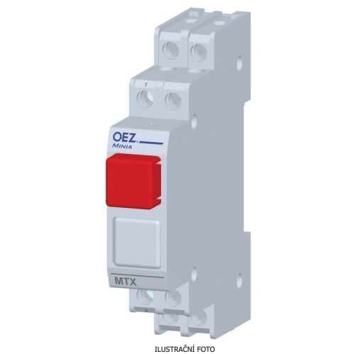 OEZ TLAČÍTKO OVLÁD MTX-10-TB 25A 1Z ČERNÉ 37268