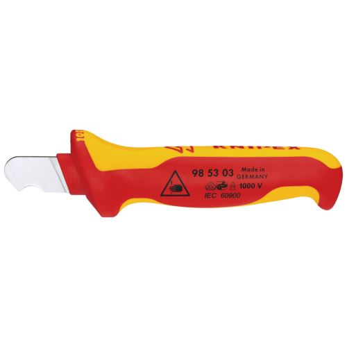 KNIPEX 985303 NŮŽ KABELOVÝ ODIZOL.,HÁKOVÁ ČEPEL