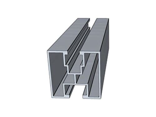 Hliníkový montážní H profil 40x40mm 4,50 m stříbrný