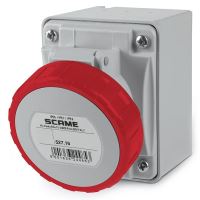 SCAME EUREKA ZÁSUVKA NÁSTĚNNÁ ROVNÝ BOX 3P+N+E 16A 6H/380-415 V 50/60 HZ IP67 527.1657