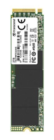 TRANSCEND MTE220S 2TB SSD disk M.2 2280, PCIe Gen3 x4 NVMe 1.3 (3D TLC), 3500MB/s R, 2900M