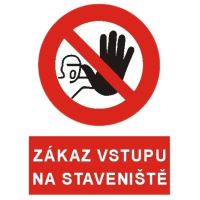 STRO.M SAMOLEPKA ZÁKAZ VSTUPU NA STAVENIŠTĚ! A4 5399D STRO.M SAMOLEPKA ZÁKAZ VSTUPU NA STAVENIŠTĚ! A4 5399D