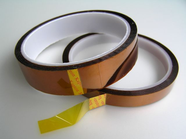 KAPTON páska izolační žlutá, samolepící, šíře 5mm,