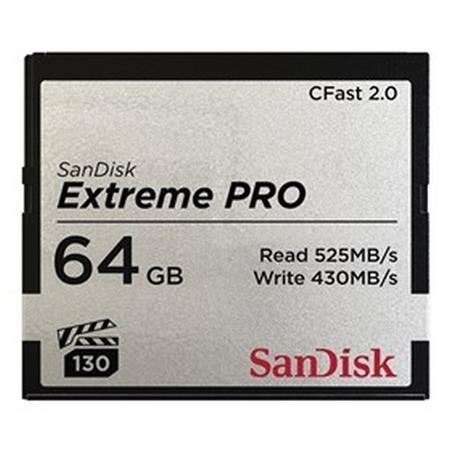 SanDisk Extreme Pro CFAST 2.0 64 GB 525 MB/s VPG130 