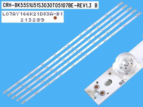 LED podsvit 1054mm sada Hisense BK55S1U celkem 10 pásků / LED Backlight 1054mm CRH-BK55S1U
