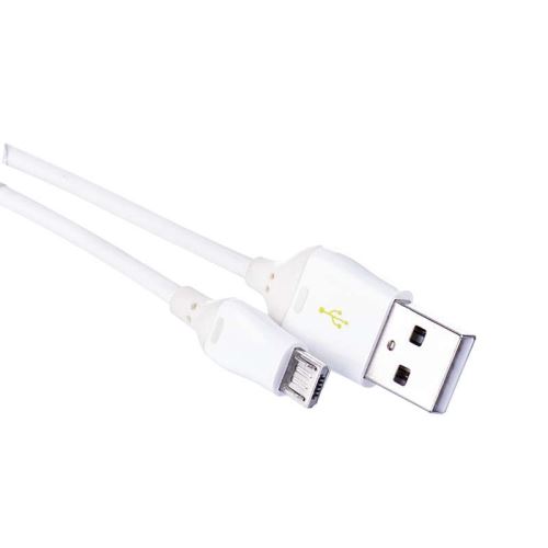 Rychlonabíjecí a datový kabel USB-A 2.0 / micro USB-B 2.0, Quick Charge, 1 m, bílý SM7004W