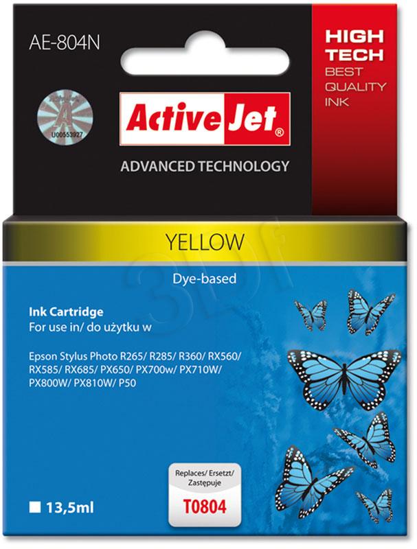 ActiveJet inkoust Epson T0804 R265/R360/RX560 Yell