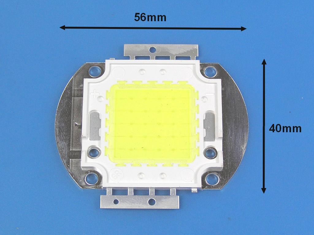 LED ČIP50W-12V / LED dioda COB 50W 12V neutrální b