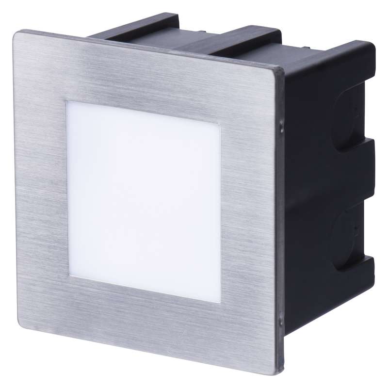 LED orientační vestavné svítidlo AMAL 80×80 1,5W neutr. bílá,IP65, 1545000110