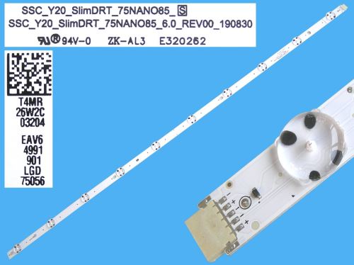 LED podsvit 783mm, 10LED / DLED Backlight 783mm - 10 D-LED, SSC_Y20_SlimDRT_75NANO85 / LGD