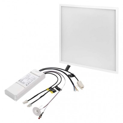 LED panel PROFI 60×60, čtvercový vestavný bílý, 40W neutrální bíla, Emergency, 1544104039