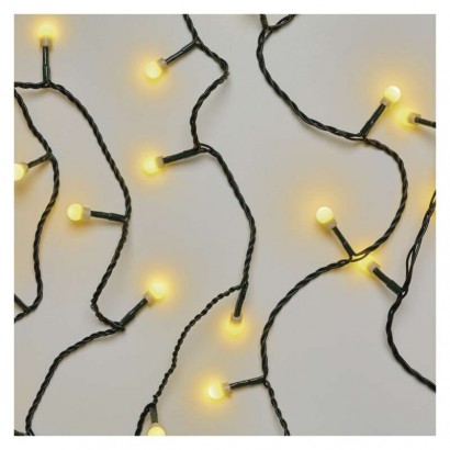 LED vánoční cherry řetěz – kuličky, 30 m, venkovní i vnitřní, teplá bílá, časovač, 1550050002
