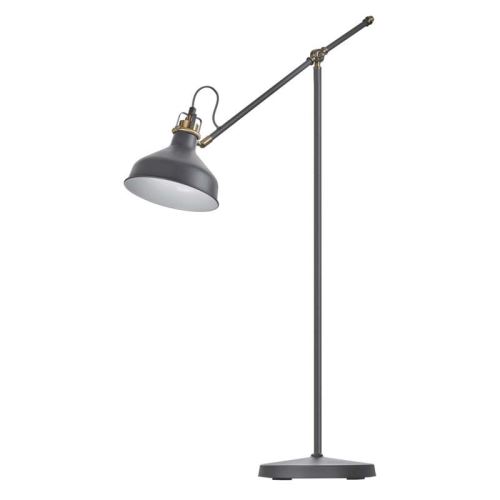 Stojací lampa ARTHUR na žárovku E27, 150cm, tmavě šedá Z7610