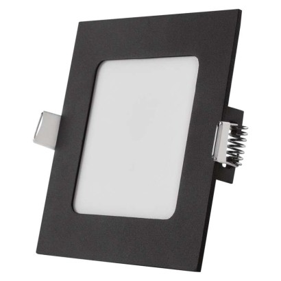 LED vestavné svítidlo NEXXO, čtvercové, černé, 7W, se změnou CCT, 1540240670