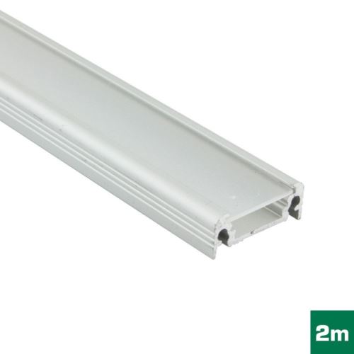 FK FKU11-2M 4731061-S AL U PROFIL + PLEXI 20X8X2000MM PŘISAZ.