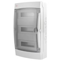 FAMATEL ACQUA ROZVODNICE PLASTOVÁ TTB IP65 42MOD 565X326X150MM SVORKOVNICE PE/N SOUČÁSTÍ MONTÁŽ NA OMÍTKU PRŮHLEDNÁ DVÍŘKA ŠEDÁ 39421